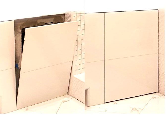 Удаляем излишки герметика