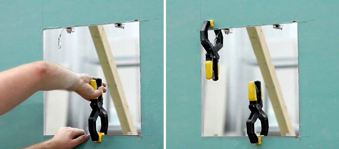 Установка Ультиматум Revizor - фиксация в проеме