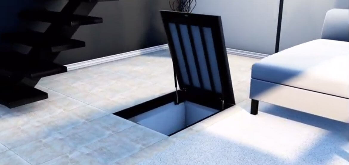 Как сделать удобный вход в подвал? Напольный люк Паритет Revizor