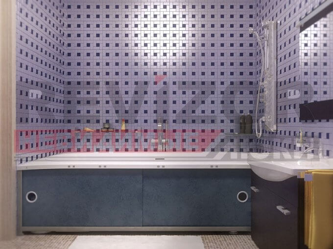 экран в ванной комнате